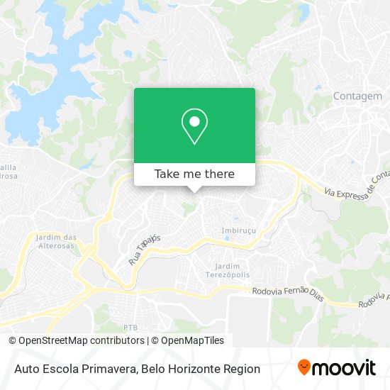 Auto Escola Primavera map