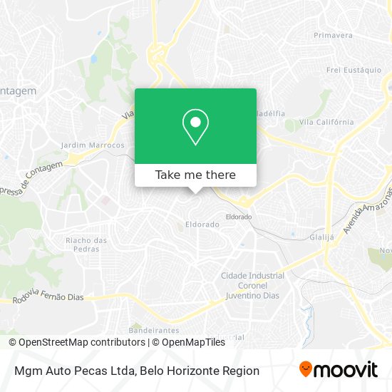 Mgm Auto Pecas Ltda map