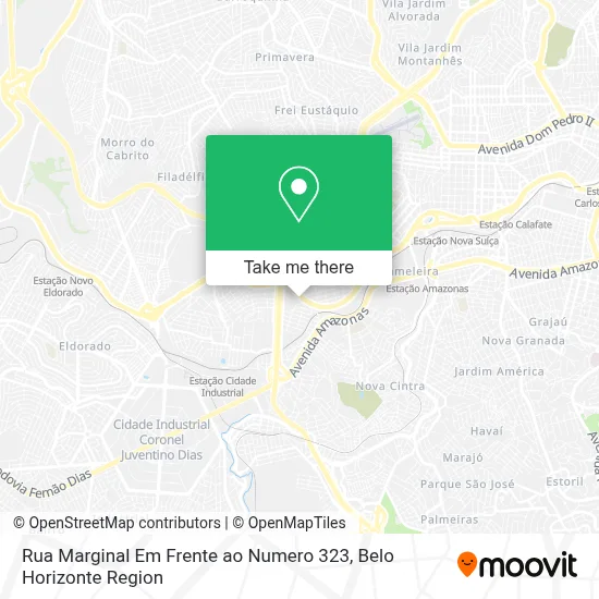 Rua Marginal Em Frente ao Numero 323 map