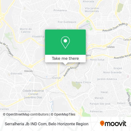 Serralheria Jb IND Com map