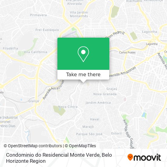 Condominio do Residencial Monte Verde map