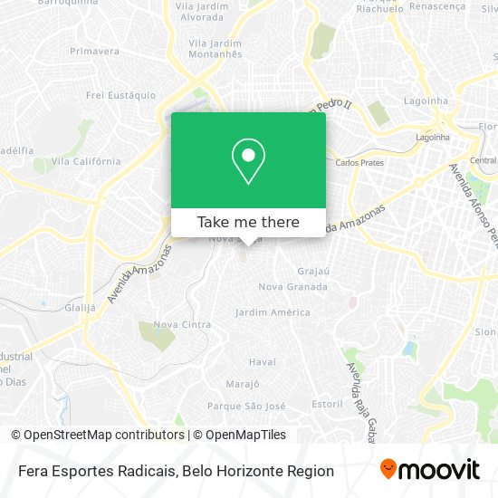 Fera Esportes Radicais map