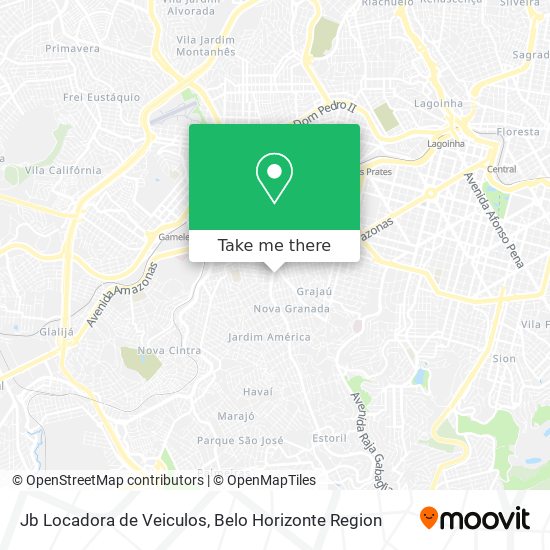 Jb Locadora de Veiculos map