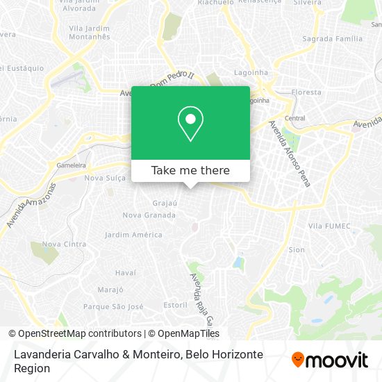 Lavanderia Carvalho & Monteiro map