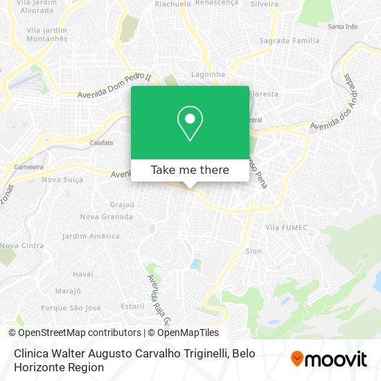 Clinica Walter Augusto Carvalho Triginelli map