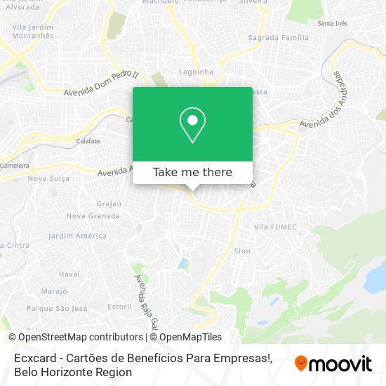 Ecxcard - Cartões de Benefícios Para Empresas! map