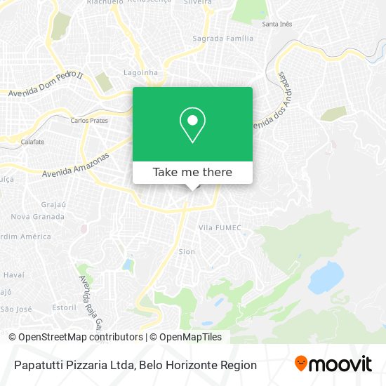 Mapa Papatutti Pizzaria Ltda