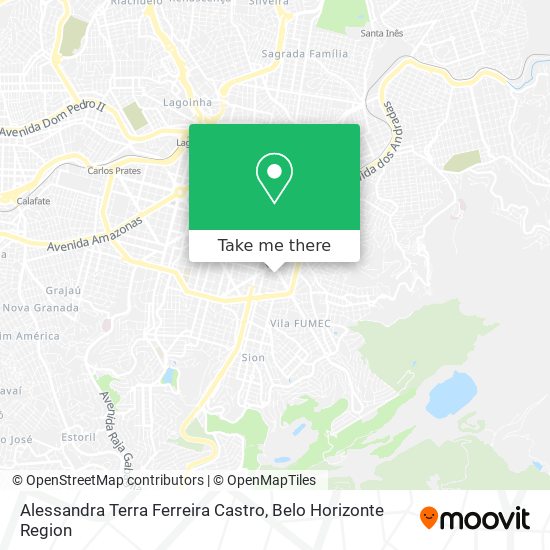 Alessandra Terra Ferreira Castro map