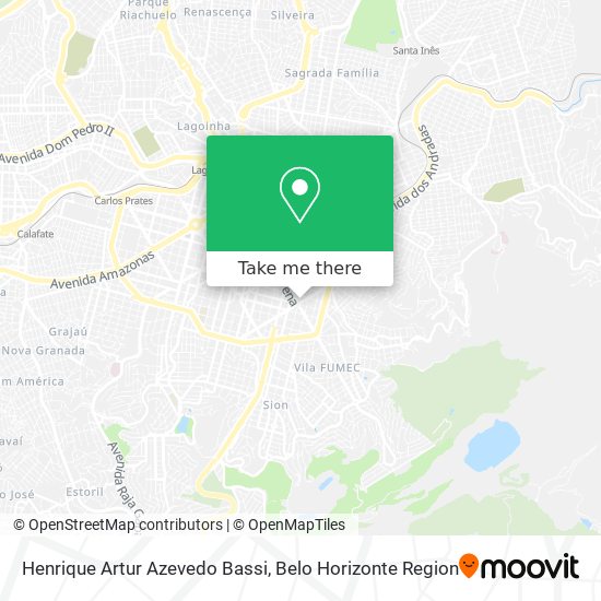 Henrique Artur Azevedo Bassi map