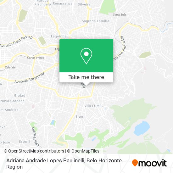 Adriana Andrade Lopes Paulinelli map