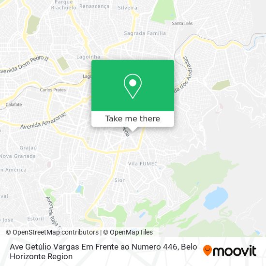 Ave Getúlio Vargas Em Frente ao Numero 446 map