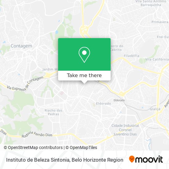 Instituto de Beleza Sintonia map