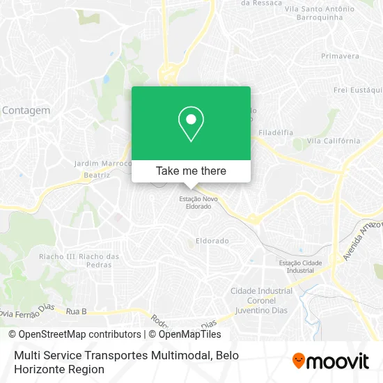 Multi Service Transportes Multimodal map