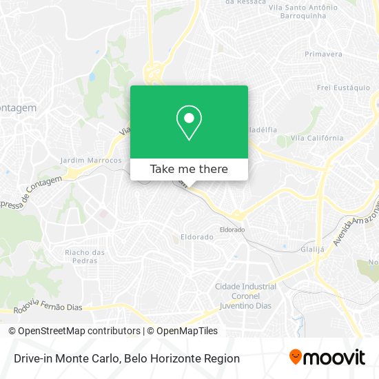 Drive-in Monte Carlo map