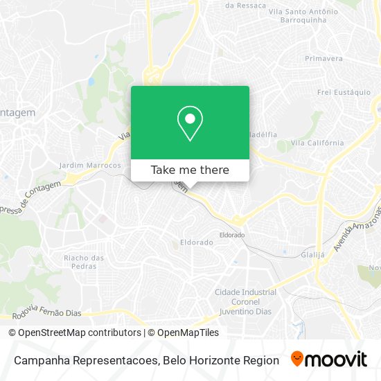 Campanha Representacoes map