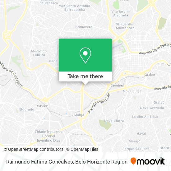 Raimundo Fatima Goncalves map