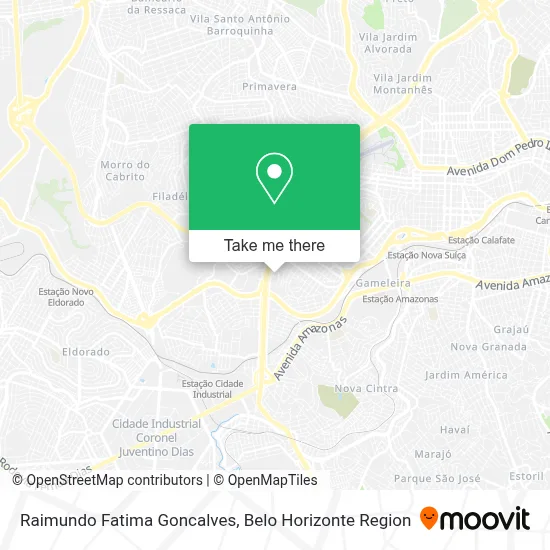 Raimundo Fatima Goncalves map