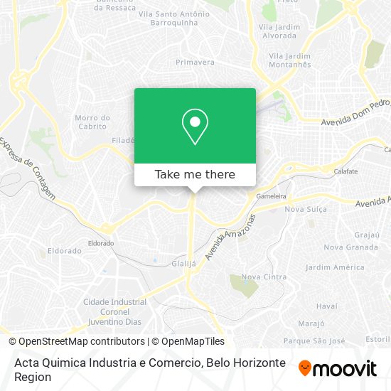 Acta Quimica Industria e Comercio map