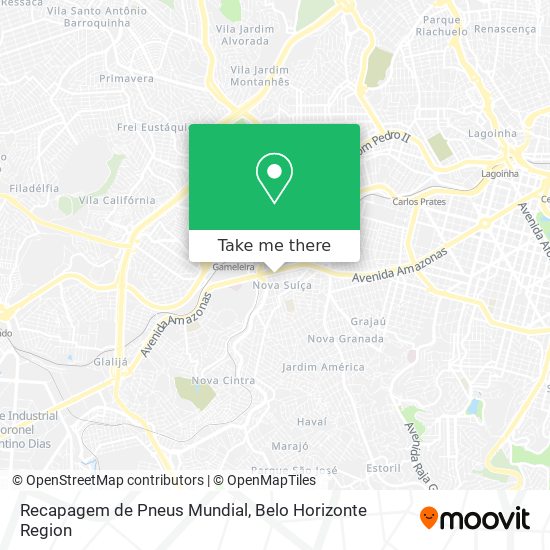 Recapagem de Pneus Mundial map