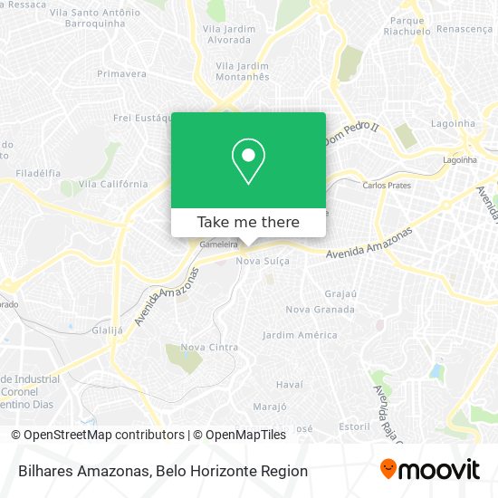 Bilhares Amazonas map
