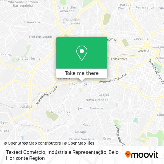 Texteci Comércio, Indústria e Representação map