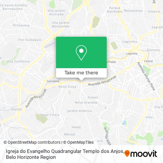 Igreja do Evangelho Quadrangular Templo dos Anjos map