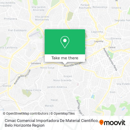 Cimac Comercial Importadora De Material Cientifico map