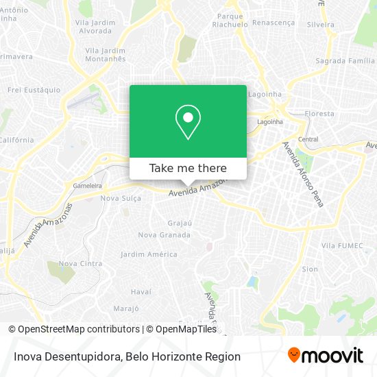Inova Desentupidora map