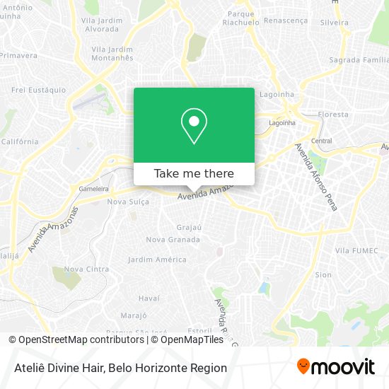 Ateliê Divine Hair map