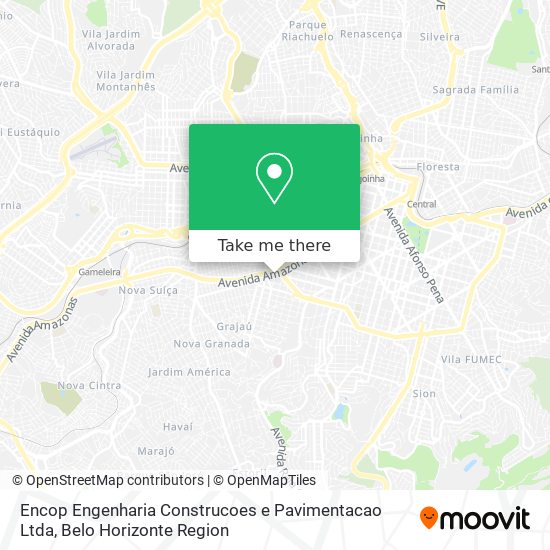 Encop Engenharia Construcoes e Pavimentacao Ltda map