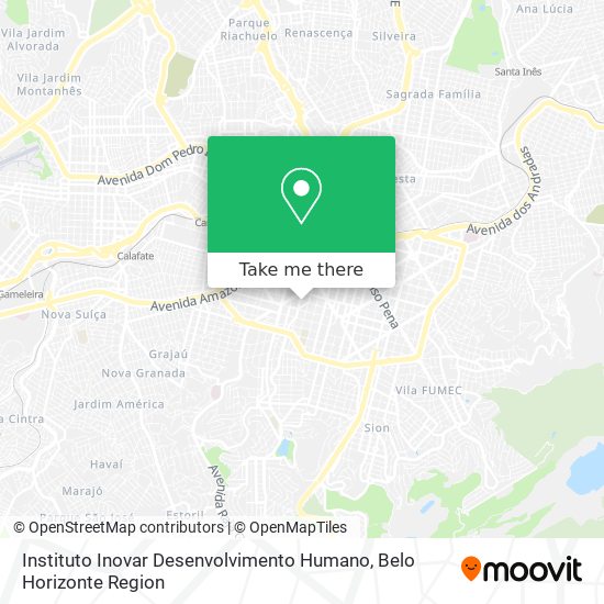 Instituto Inovar Desenvolvimento Humano map