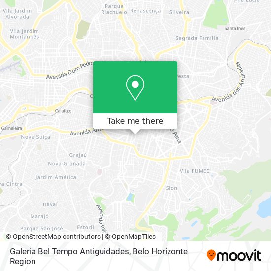 Galeria Bel Tempo Antiguidades map