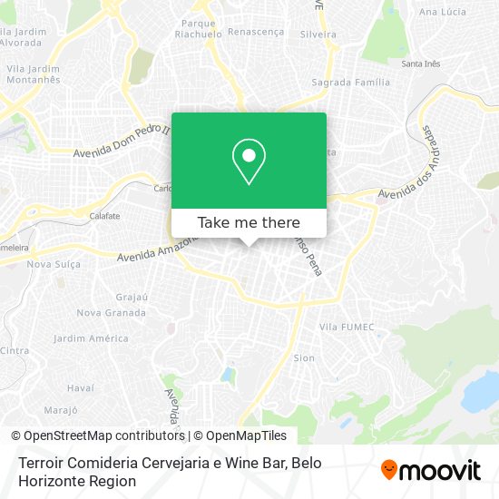 Mapa Terroir Comideria Cervejaria e Wine Bar