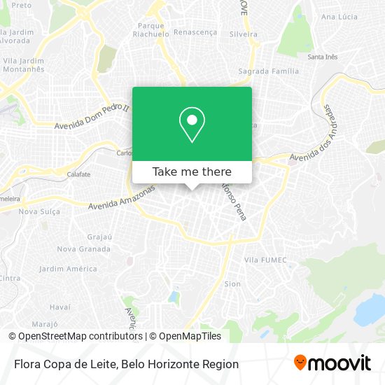 Flora Copa de Leite map