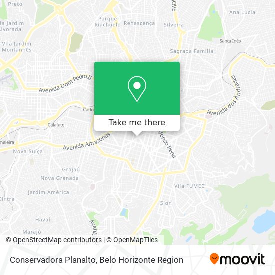 Conservadora Planalto map