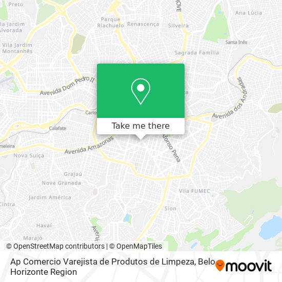 Ap Comercio Varejista de Produtos de Limpeza map