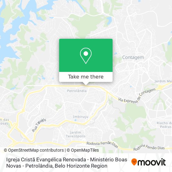 Igreja Cristã Evangélica Renovada - Ministério Boas Novas - Petrolândia map