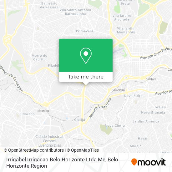 Irrigabel Irrigacao Belo Horizonte Ltda Me map