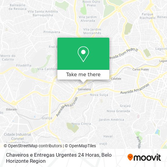 Chaveiros e Entregas Urgentes 24 Horas map