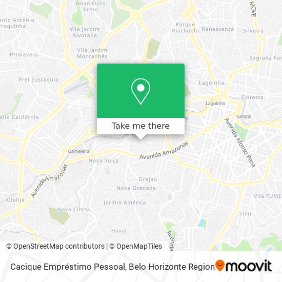 Cacique Empréstimo Pessoal map