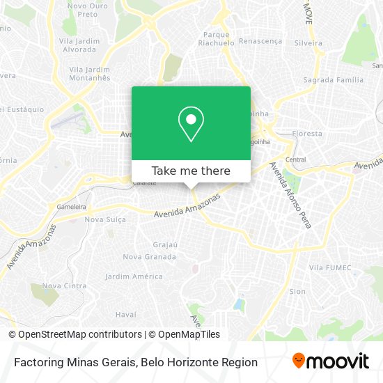 Factoring Minas Gerais map
