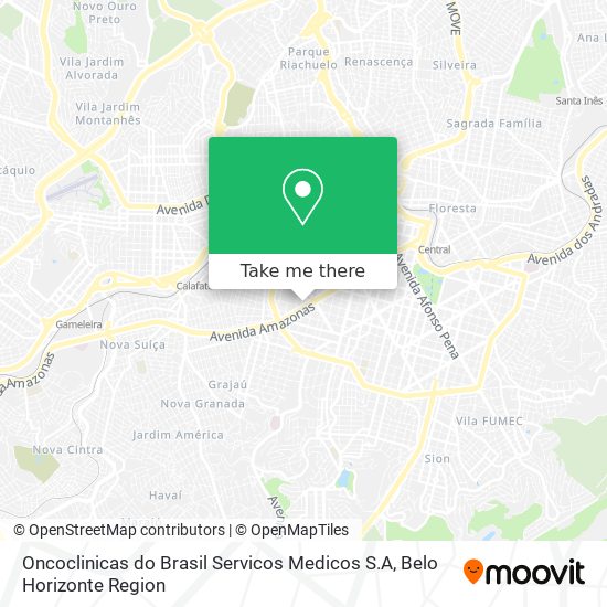 Oncoclinicas do Brasil Servicos Medicos S.A map