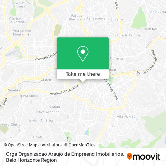 Orga Organizacao Araujo de Empreend Imobiliarios map