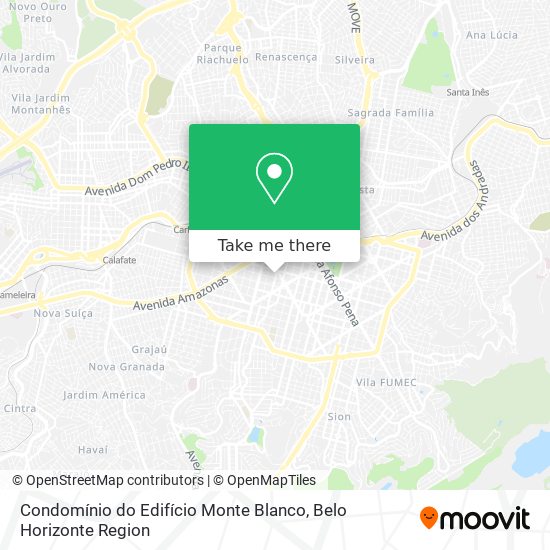 Mapa Condomínio do Edifício Monte Blanco