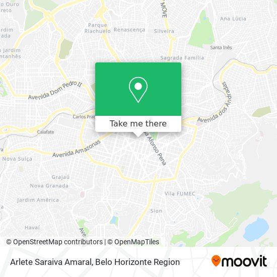 Arlete Saraiva Amaral map