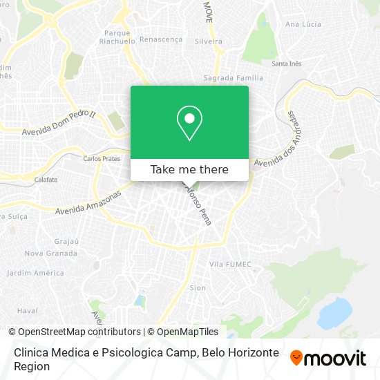 Clinica Medica e Psicologica Camp map