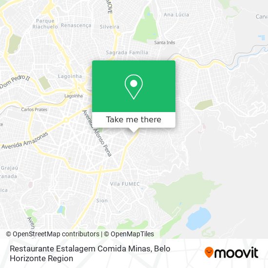 Restaurante Estalagem Comida Minas map