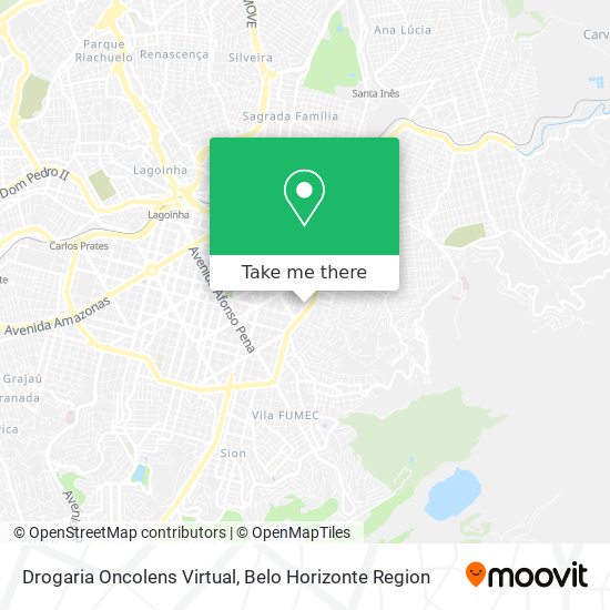 Drogaria Oncolens Virtual map