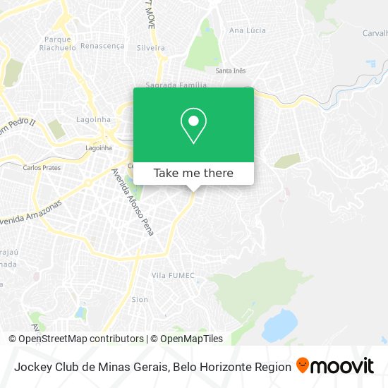 Jockey Club de Minas Gerais map