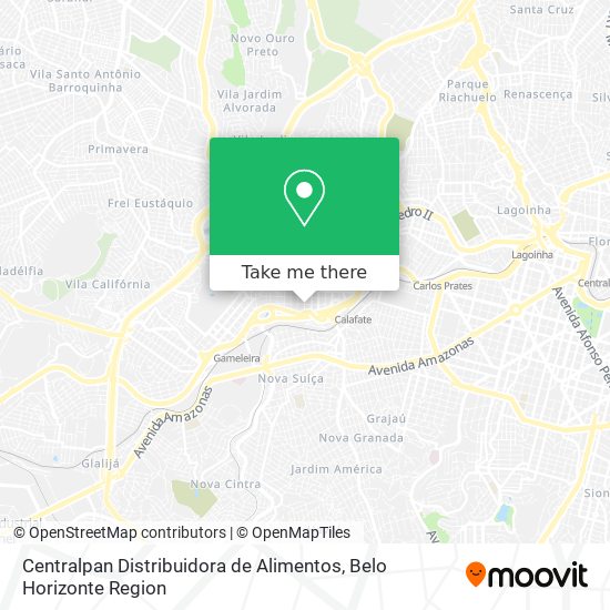 Centralpan Distribuidora de Alimentos map